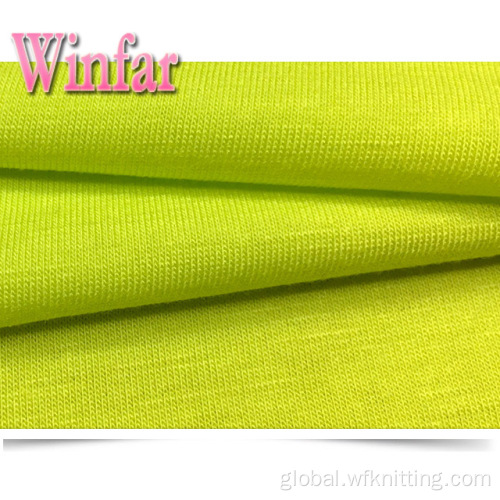Recycled Polyester Fabric Single Jersey Solid Dye Polyester Spandex Knit Fabric Supplier